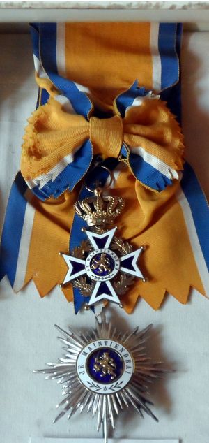 기사단 대십자장의 별과 리본