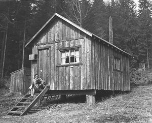 1942년 15번가와 오타와 애비뉴에 있는 오두막집