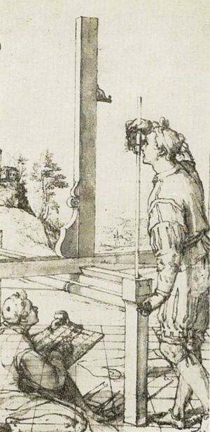 페데리코 주카리, 두 명의 도제 화가, 1609년. 그들은 도제 과정을 마치고 장인이 되기 위해 '걸작'을 제작해야 했다.