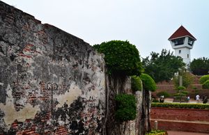 안핑 구의 제란디아 요새 잔해