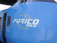 측면의 로고 마크"FURICO 283"（네무로 본선 신토쿠역）
