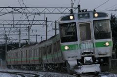 731계와 병결 운용 열차(2009년/도요호로 - 호로무이)