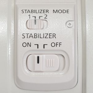 두 가지 유형의 이미지 안정 장치 스위치