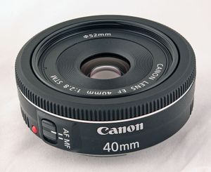 캐논 EF 40mm f/2.8 STM 팬케이크 렌즈