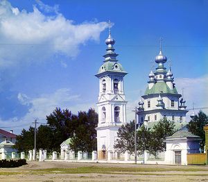 페트로자보츠크의 교회 (1912년경 촬영)