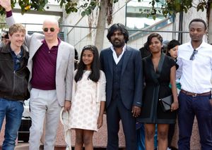 황금종려상을 수상한 《디판》의 감독과 배우들