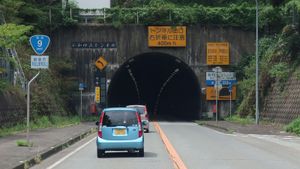 와다야마 바이패스(국도 제312호선과의 중복 구간) 효고현 아사고시 와다야마초 와다야마