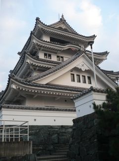 가와시마 성의 모의 천수각