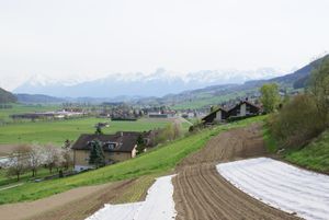 토펜 마을, 북쪽에서 바라본 모습.