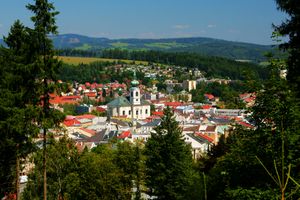 성모 마리아 탄생 교회와 함께 바라본 전경