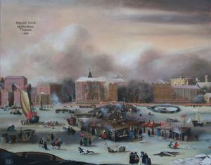 템스강 서리 축제, 1684