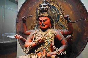 도쿄 국립 박물관 소장 애염명왕 좌상, 가마쿠라 시대, 13세기, 중요 문화재