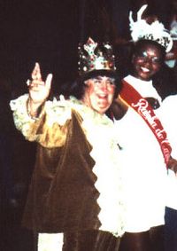 왈데마르 에스테베스 다 쿠냐, 1988년 브라질 카니발에서 상투스의 킹 모모와 퀸 미라.