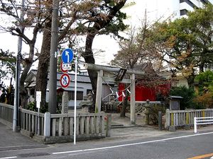 섬 내에 있는 벤텐 신사