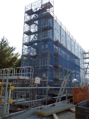 2012년 방파제 건설 현장