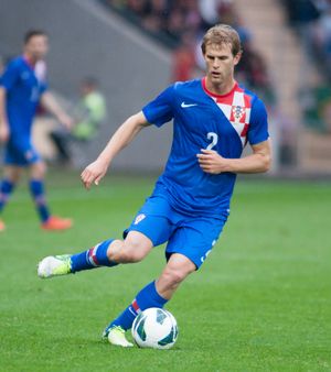 2013년 크로아티아 대표팀에서 활약하는 스트리니치