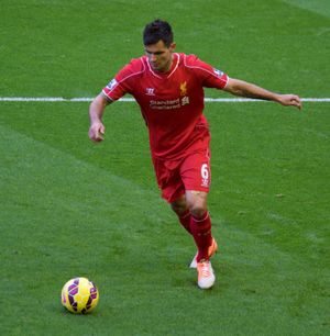 2014년 리버풀에서 뛰고 있는 로브렌