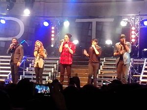 2014년 콘서트에서 공연하는 펜타토닉스