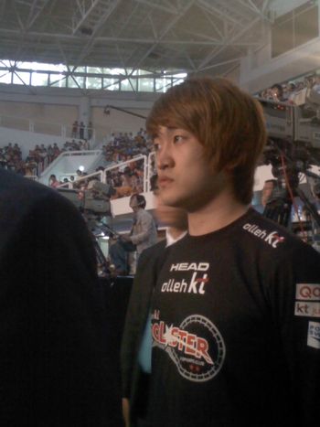 하나대투증권 MSL 2010 결승전에 출전한 이영호