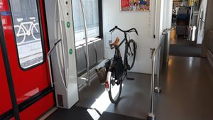 TILO 열차의 자전거 수송