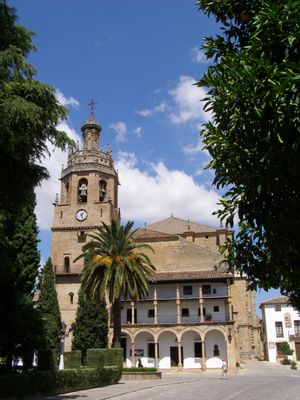 산타 마리아 라 마요르 성당, 론다 – 허스트의 주요 영감