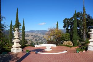 북쪽 하부 테라스의 에스플라네이드에서 본 풍경