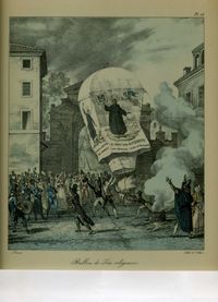 프라스카티의 종교 축제: 성 요셉 칼라산스와 성모 마리아의 이미지 도착 (1823년).