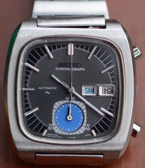 세이코 플라이백-오토매틱-크로노그래프 칼리버 7016, 일명 „세이코-모나코“ (1976)