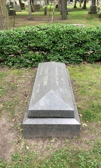 토론토 묘지에 있는 브라운의 무덤