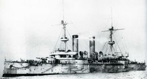 「아사마」는 제2함대 제2전대에 속해 동해 해전을 치렀다. 사진은 1898년에 촬영된 것이다.