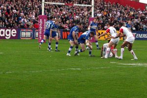 2009년 준결승 플레이오프 예선에서 세인트헬렌스와 위건의 경기