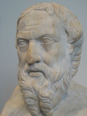 헤로도토스의 흉상. 메트로폴리탄 미술관 소장.