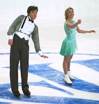 2001년 그랑프리 파이널에서의 베레즈나야와 시하룰리제