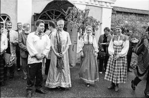 러시아 박물관의 전통적인 중매는 일반적인 민속 프로그램이다.