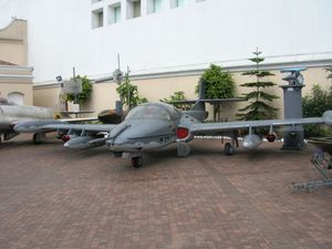 보고타 군사 박물관에 전시된 A-37