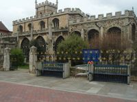 올 세인츠 교회, 마켓 광장에서 찍은 모습