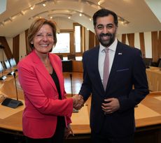 독일 라인란트팔츠 주의 말루 드라이어 주총리와 (2023년 4월 19일)