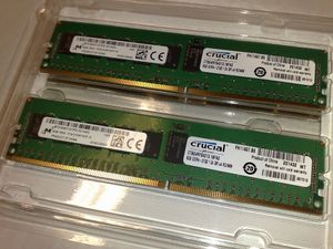 8GB DDR4-2133 ECC 1.2V RDIMM 2개