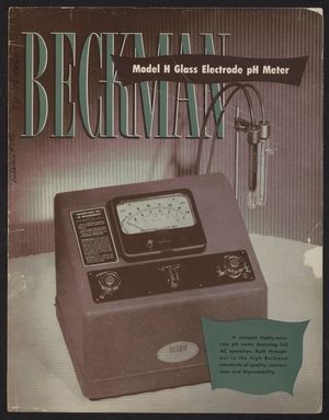 1950년경에 이르러 유리 전극으로 pH를 측정하는 기구가 상업적으로 제작·판매되었다.