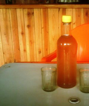 푼우카파에서 생산된 사과 치차, 칠레 남부