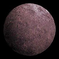 공공의 상상도로, 빨간 표면을 강조하였다.