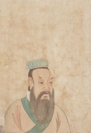 필라델피아 미술관에 소장된 1900년경 앨범 "유명인의 초상화"에 묘사된 제곡