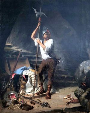 미상 작가; 1830–1850년경, 보물 지킴이