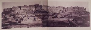 A postcard showing the city of Erbil in 1900