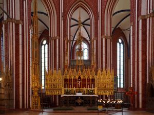 바트 도베란 대성당의 루터교 제단