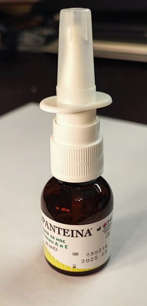 판테놀이 함유된 비강 스프레이 (이탈리아 제조)