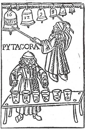 1492년 유리 하프를 연주하는 사람의 이탈리아 삽화