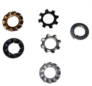 내부 및 외부 별 와셔