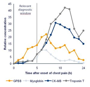 심장마비 후에 여러 종류의 바이오마커들을 통해 심장마비 발생 시점과 심각도를 정확히 밝혀낼 수 있다.