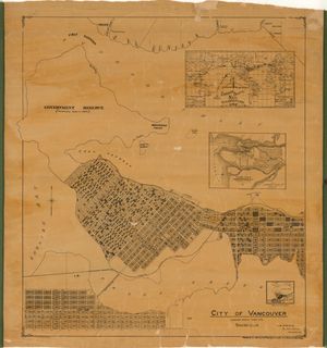 1887년 제안된 공원 구역을 보여주는 지도